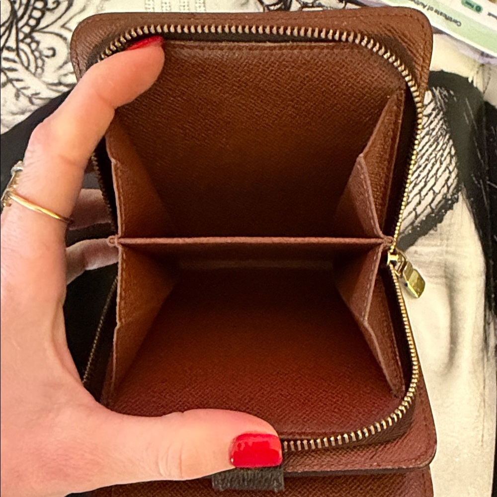 Louis Vuitton Brown Monogram Compact Wallet - Picture 7 of 12